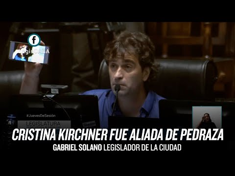 "Cristina Kirchner fue aliada de Pedraza" // Gabriel Solano