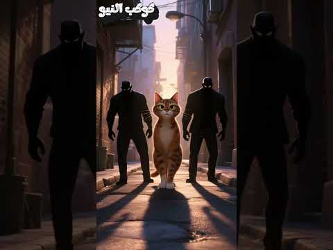 القطه شوشو كانت بتواجه الاشرار ضحك قطط  ريلز قطط قطط    كرتوناطفال