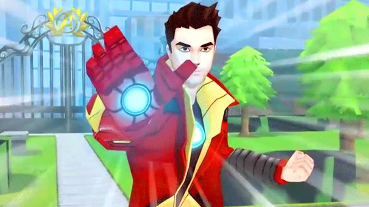 MARVEL AVENGERS ACADEMY #02 - TONY STARK SAINDO COM A VESPA? (Android Gameplay Português PT-BR)