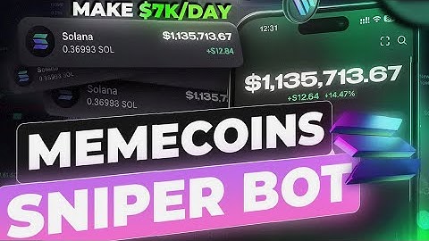 Testing a Meme Coin Trading Bot With Real Money Results! Tutorial How To MAKE $7K/Day