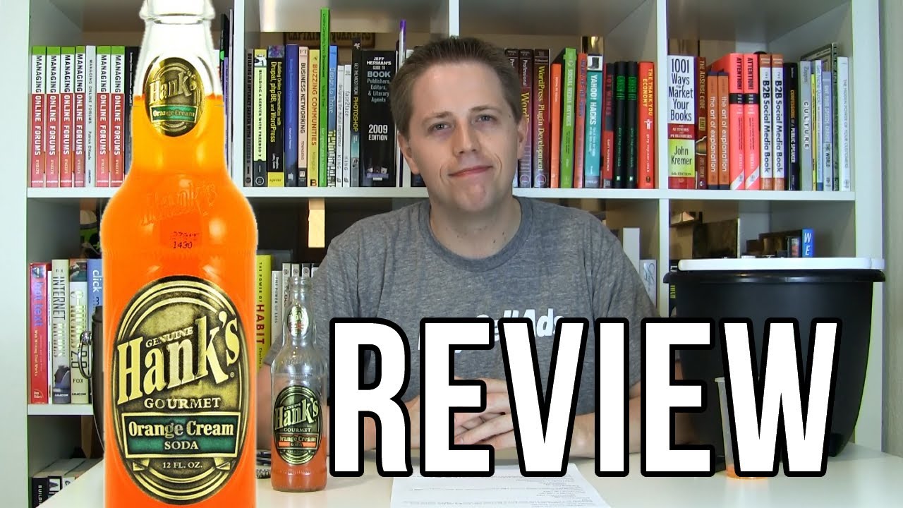 Hank's Gourmet Orange Cream Soda Review (Soda Tasting 