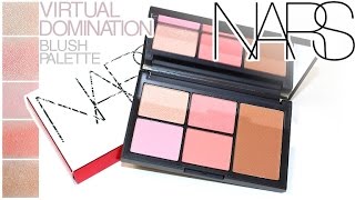 Review Swatches Nars Virtual Domination Blush Palette