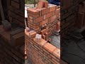 laying red bricks #shorts
