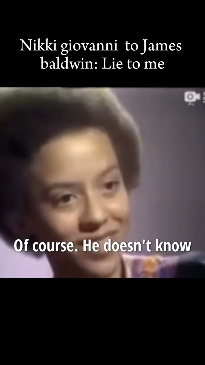 Nikki Giovanni James Baldwin Lie To Me NIKKI GIOVANNI TO JAMES BALDWIN:LIE TO ME #music #literature #