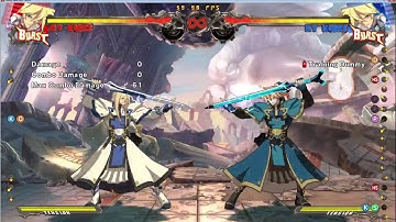 GGXrd Meaty Option Select vs reversal Gold Burst