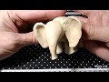 Удивительные и простые произведения из пластилина - создаем слона.