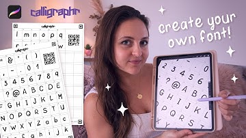 ✍🏽 How to Create a Font in Procreate