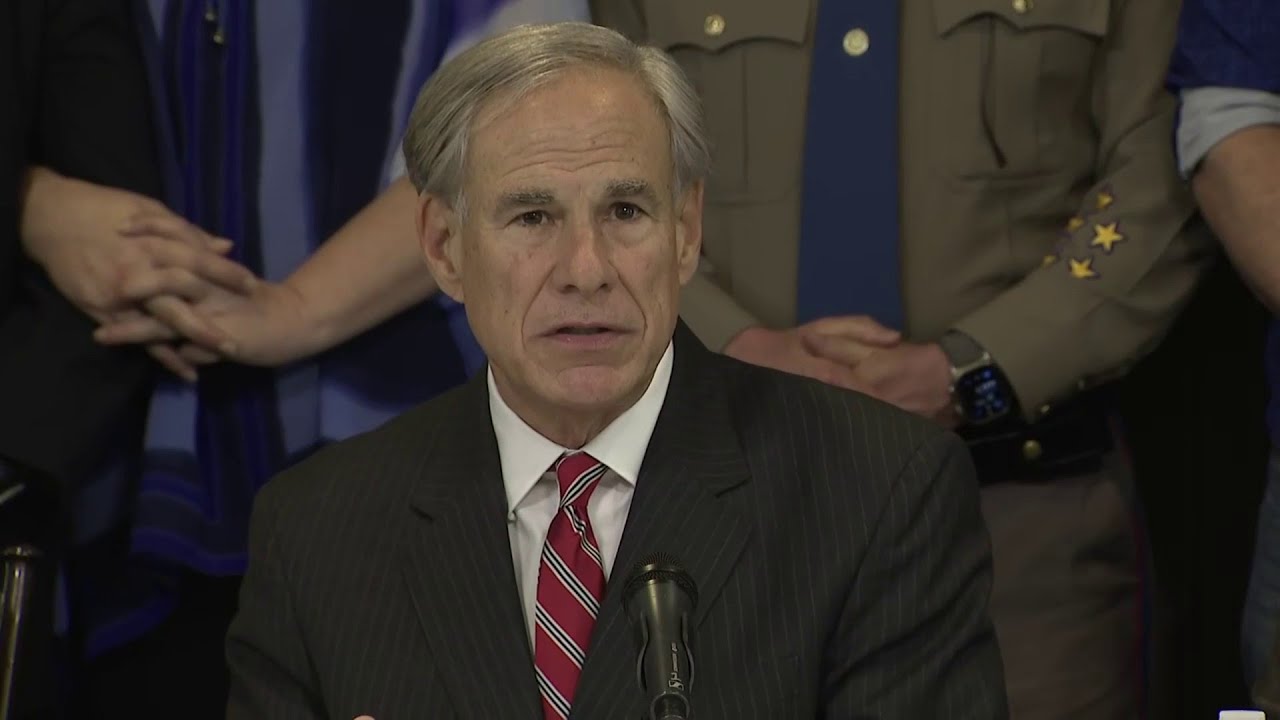 Gov. Greg Abbott holds press conference on bail reform - YouTube