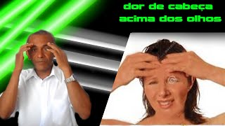 Saliente sobrancelhas das testa acima