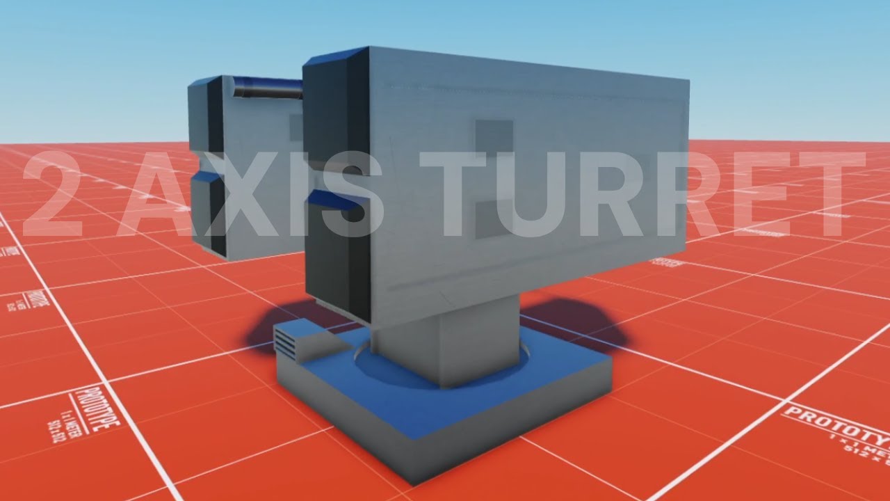 2 axis turret tracking prototype - YouTube