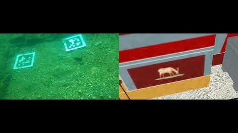 Underwater Augmented Reality Marker Based Tracking iMARECULTURE, Baiae, Italy