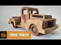 Making 1950 Ford Truck Wooden toy