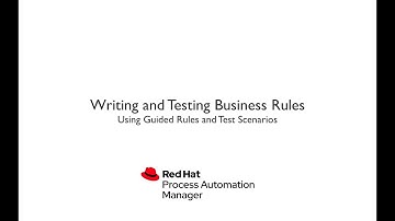 Writing and testing business rules with Guided Rules and Test Scenarios