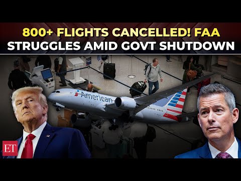 US air travel collapses: 800+ flights cancelled nationwide amid govt shutdown; 40 airports affected
