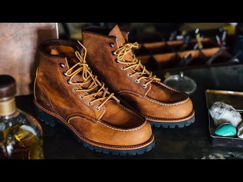 Reviewing the Redwing 2942 ROUGHNECK Moctoe Boot in Copper Rough ...