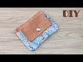 Mini carteira passo a passo - DIY mini wallet