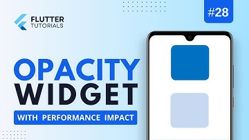 Flutter Opacity widget - How does it impact on performance of app?