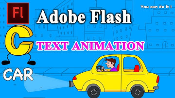 Animation Using Text Tool In Adobe Flash