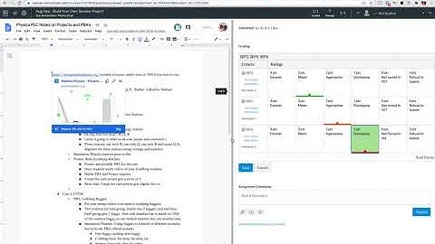 Canvas: How to Grade in Speedgrader with a Rubric