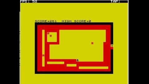 Crazy Painter - ZX Spectrum Sinclair - Spectrum 1.0B emulator