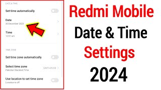 redmi date and time setting || mi date and time settings by K A C - TECH 160 views 4 months ago 1 minute, 1 second