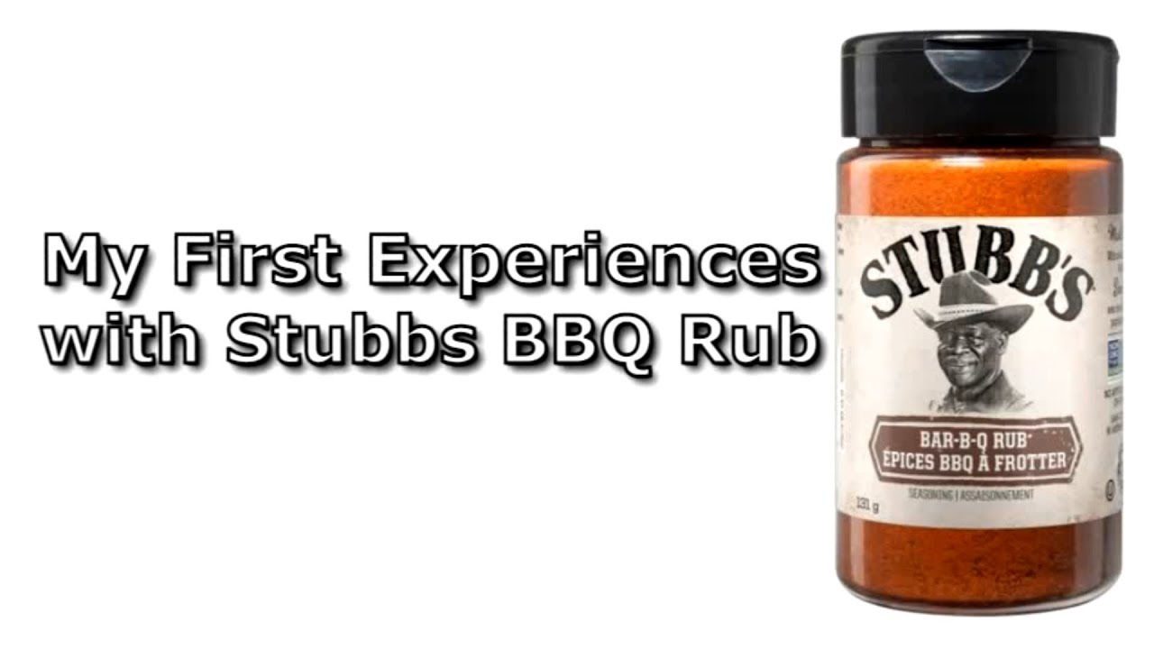 My First Experiences with Stubbs BBQ Rub - YouTube