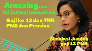 Jadwal pencairan gaji 13 dan THR ASN PNS dan Pensiun Tahun 2021