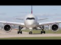 Airbus Pilots Wave at Camera Before Incredible Takeoff at Manchester Airport