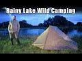 Stormy Wild Camping on a Lake