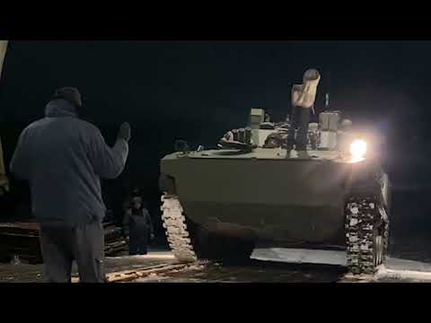 Погрузка техники в