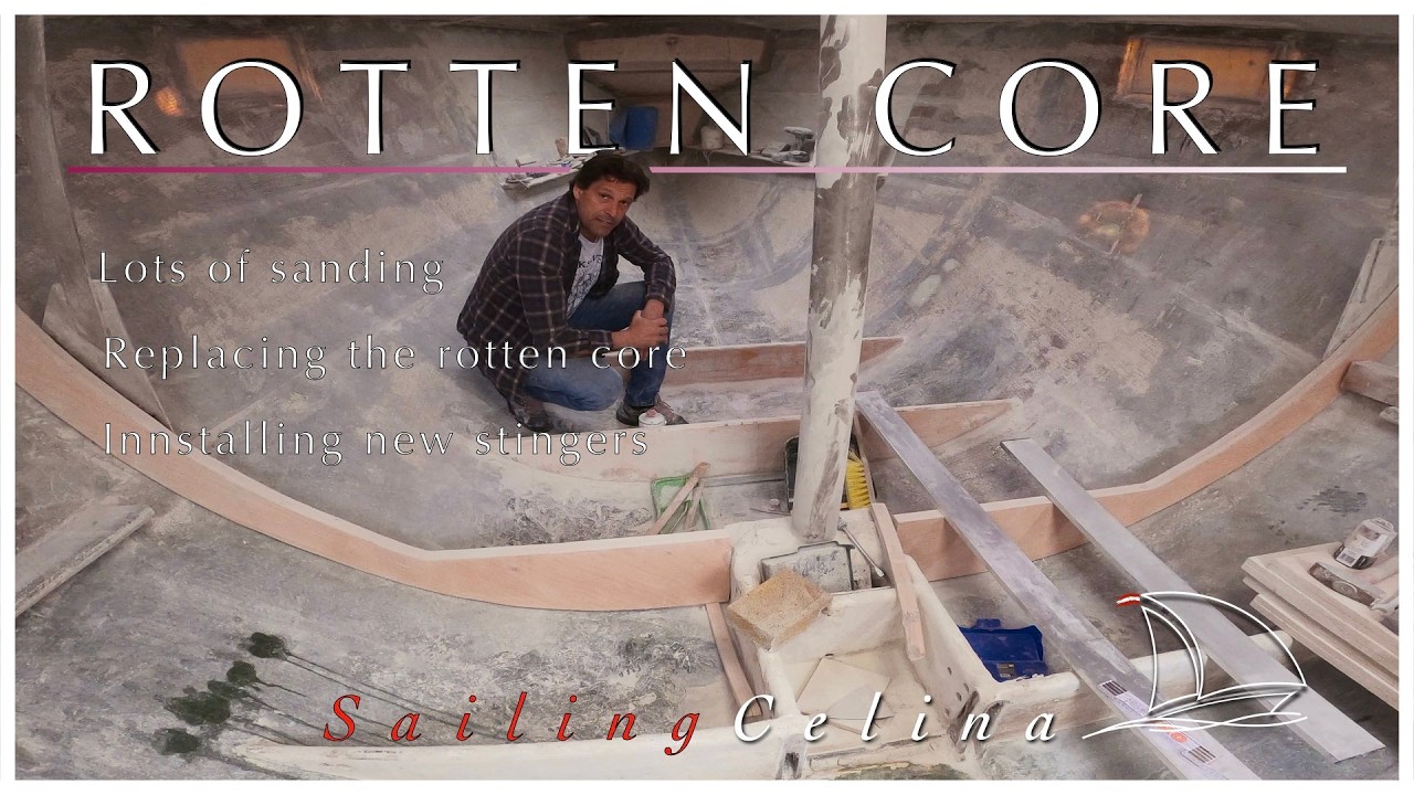 ⁣Rotten Core on my Sun Magic 44 - SailingCelina - Ep.24