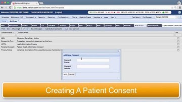Medical Billing and Practice Management Software | Creating A Patient Consent
