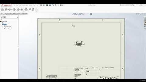 SolidWorks Drawings Part - 9  Crop View