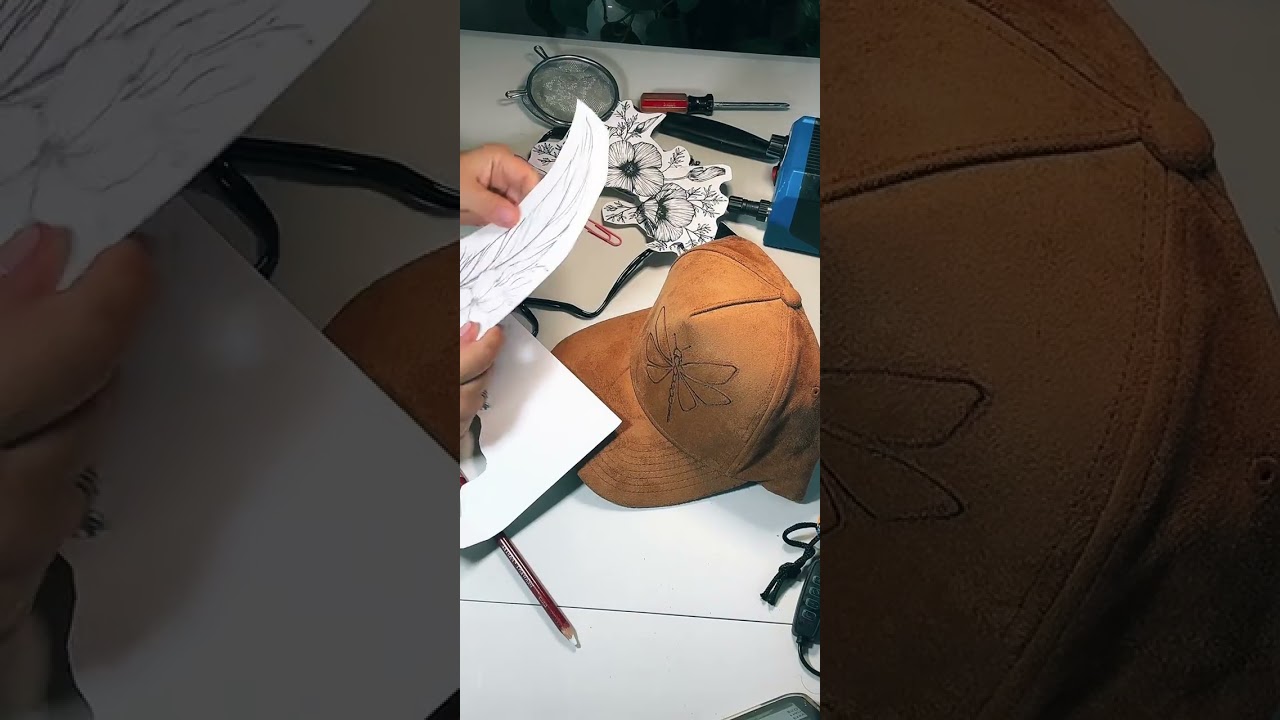 Watch Me Burn This Floral Dragonfly Cap From Start to Finish 