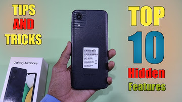 Samsung Galaxy A03 Core Tips And Tricks | Top 10+ | Samsung A03 Core Hidden Features