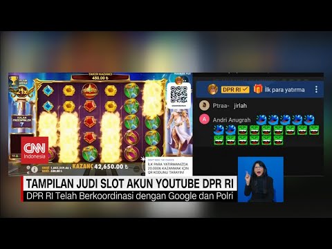 Tampilan Judi Slot Akun Youtube DPR RI