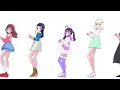 【MMD Precure】キミとゲッチュウ！ らぶらぶぅ！？【キミとアイドルプリキュア♪】