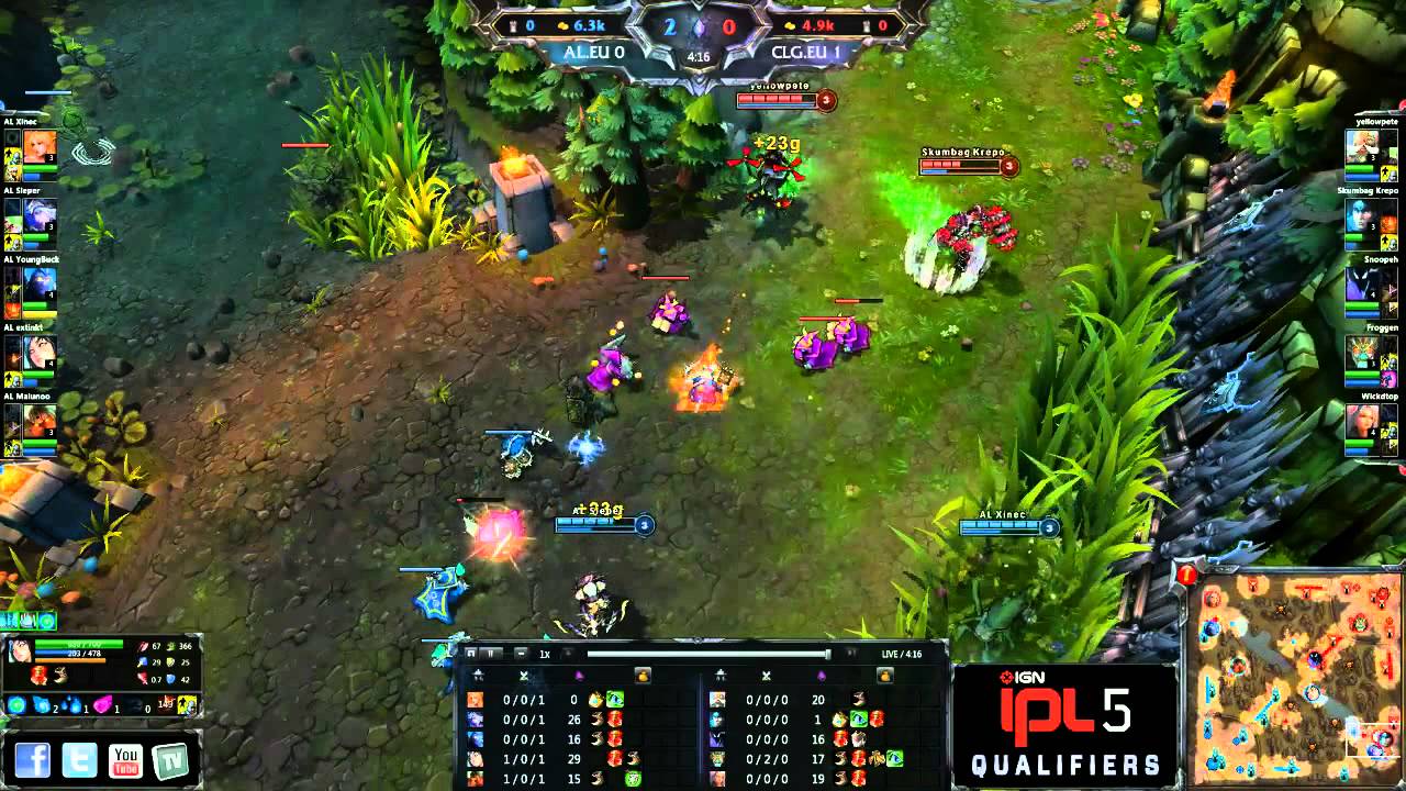 AbsoluteLegends EU vs CLG.EU - Game 2 - IPL5 EU Qualifier - League of Legends