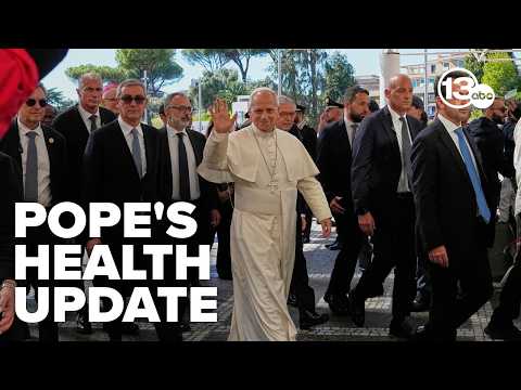 Pope Leo walking, eating after lung cancer surgery, Vatican says