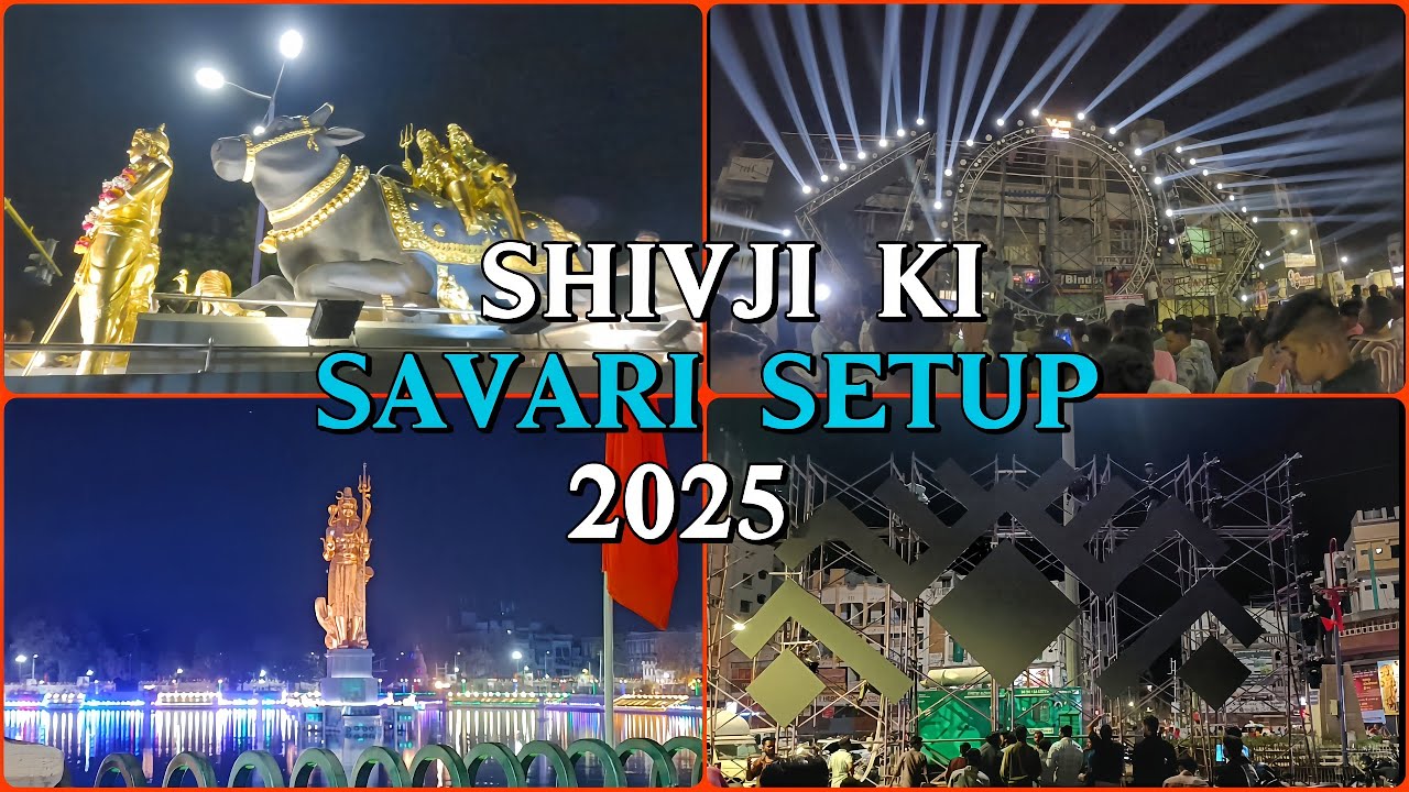 Vadodara Biggest Shivji Ki Savari Setup 2025 