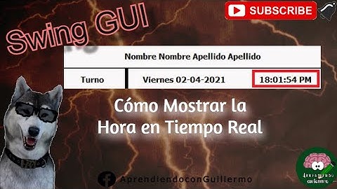 Swing GUI.- 😲 Cómo mostrar la HORA en TIEMPO REAL 👀 | Aprendiendo