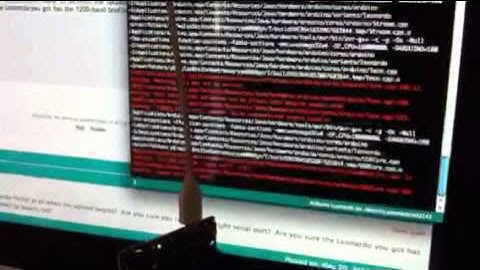 Arduino Leonardo, sync error