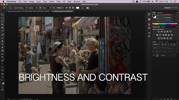 Photoshop Adjustments: Brightness and Contrast