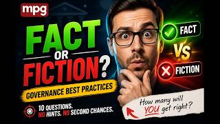 Fact or Fiction: Governance Best Practices (Most People Get This WRONG)