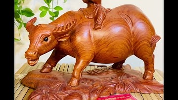 Tượng gỗ tiểu đồng cưỡi trâu ý nghĩa