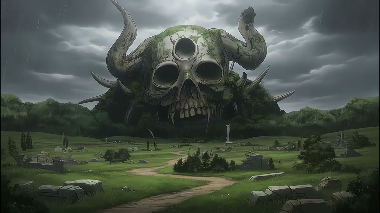 ASMR Demon Skeleton in the Rain | Black Clover Dark Ambience