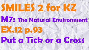 SMILES 2 for Kaz M7 / Ex.12 p.93 / Put a Tick or a Cross