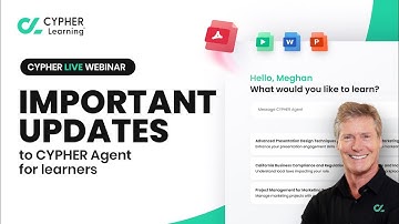 Important updates to CYPHER Agent for learners | CYPHER Live