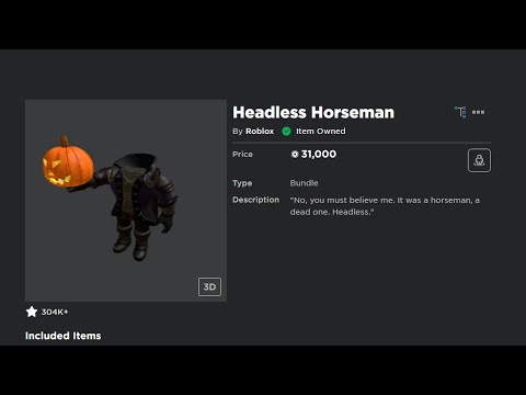 I Bought Headless Horseman on Roblox #roblox#robloxfyp#robloxedit