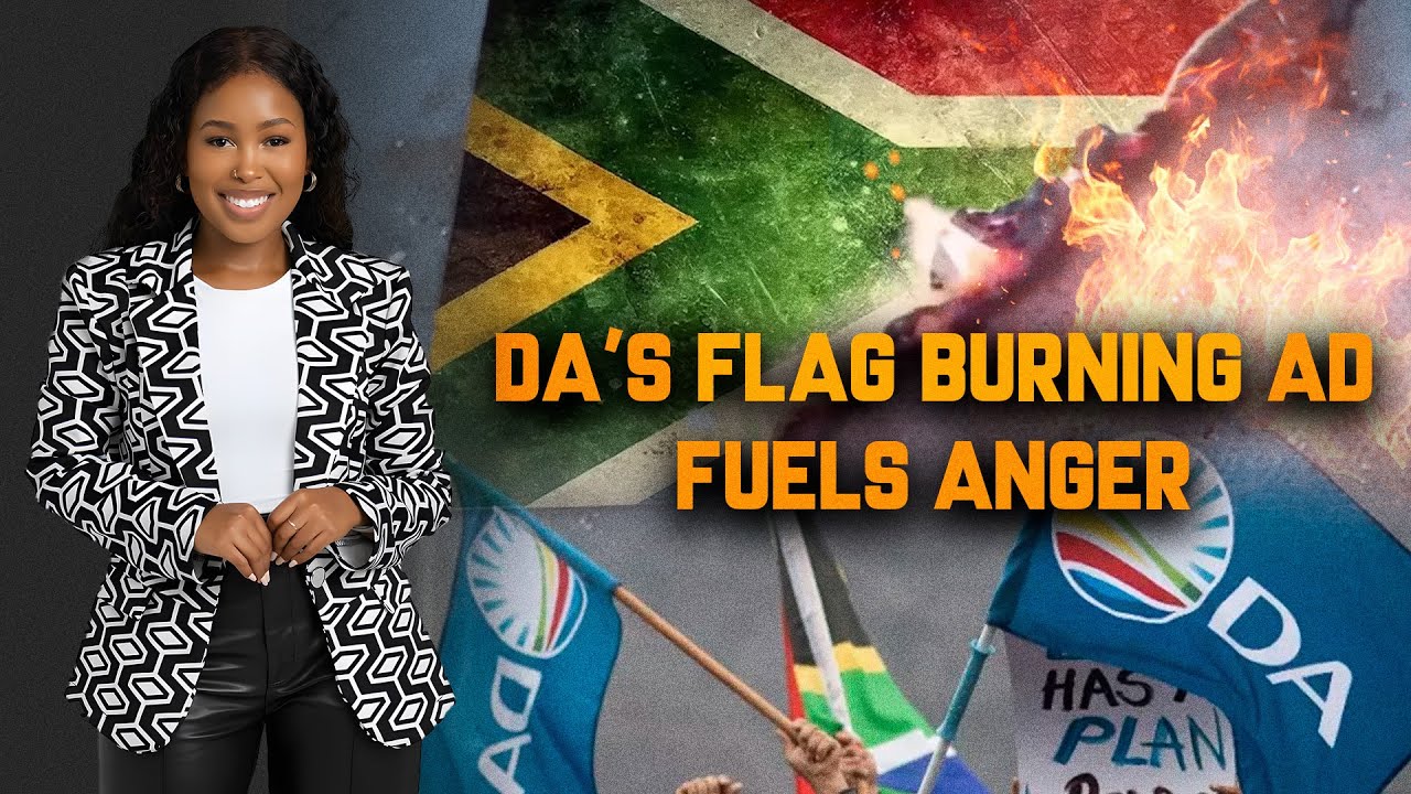 DA Buring South African Flag Stirs Outrage